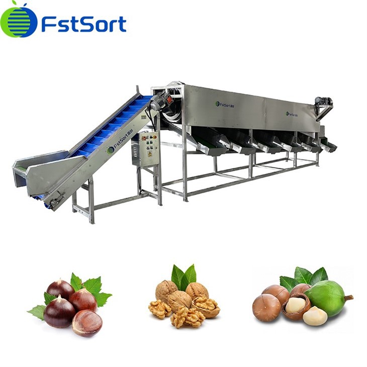 Машына для сартавання грэцкіх арэхаў